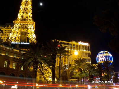 Shooting the Las Vegas Strip by Night
